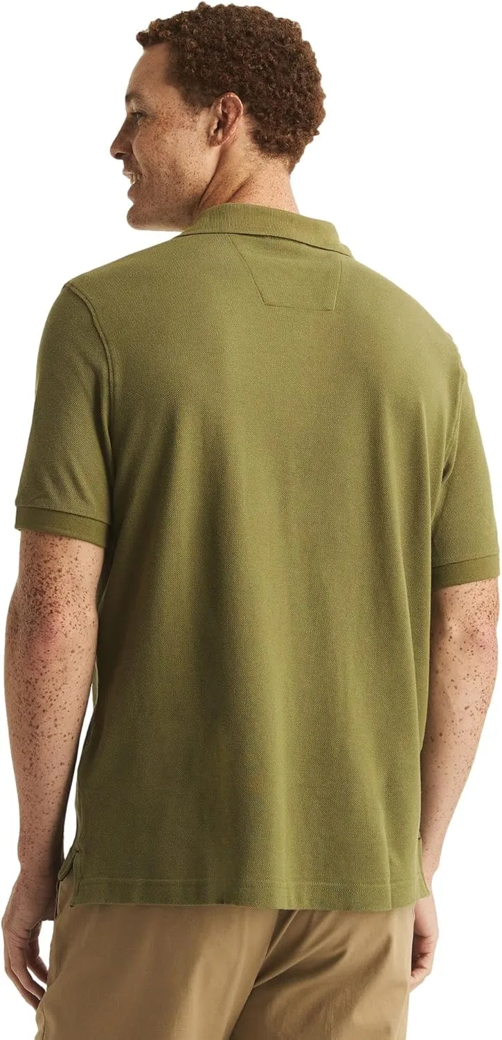 Nautica Men's Classic Fit Short Sleeve Solid Deck Polo Shirt
