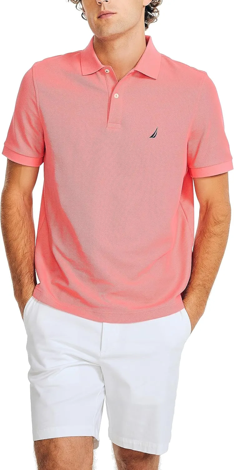 Nautica Men's Sustainably Crafted Deck Polo