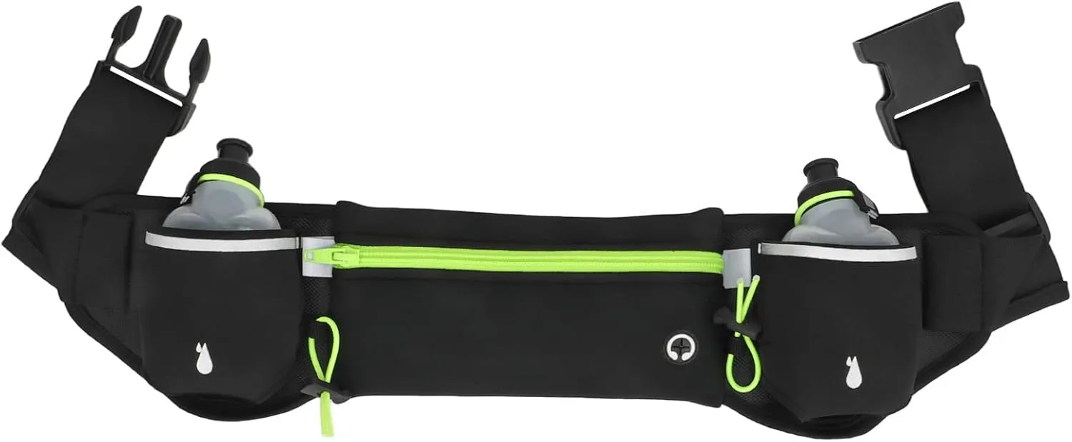 Outdoor Sports Waist Pack Running Fanny Pack Running Belt Men Women Phone Water Bottle Waist Bag for Jogging Cycling Biking (Green)