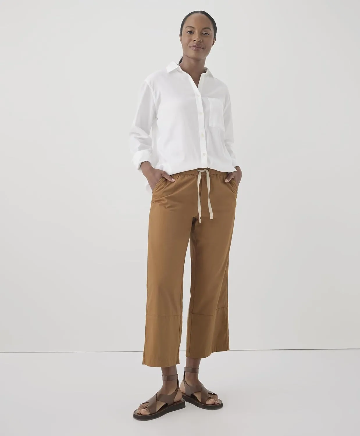 Pact Organic Cotton Women's Daily Crop Pants