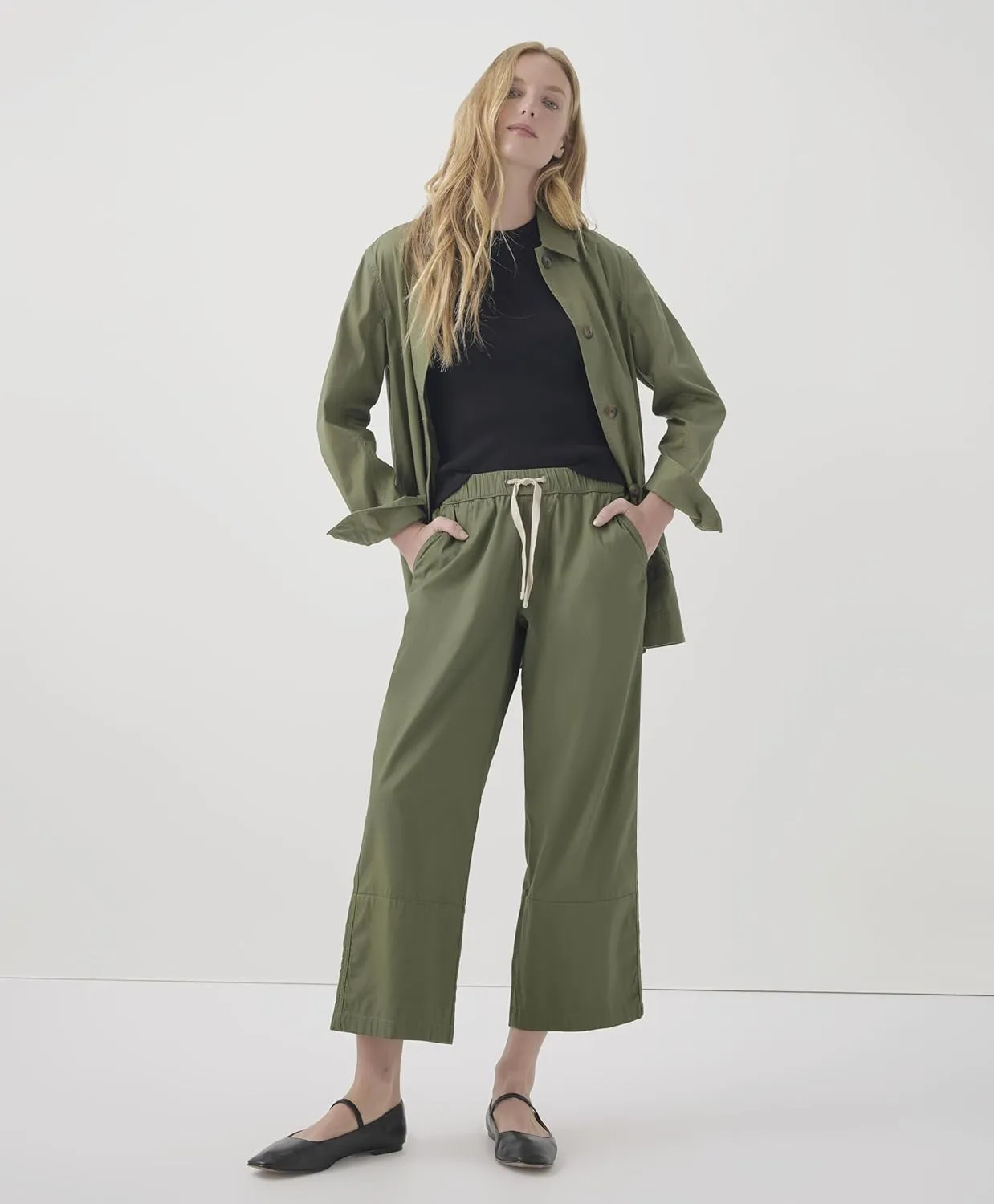 Pact Organic Cotton Women's Daily Crop Pants
