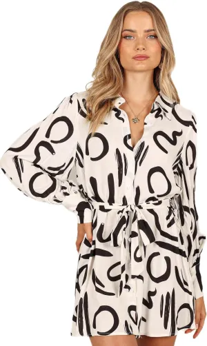 Petal & Pup Women's Cosmo Wrap Mini Dress