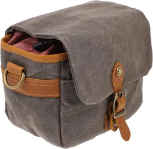 Photography Accessory Bag Canvas Dslr Camera Case Flip- Water-resistant and Scratch Large Storage for Lens and Gadgets
