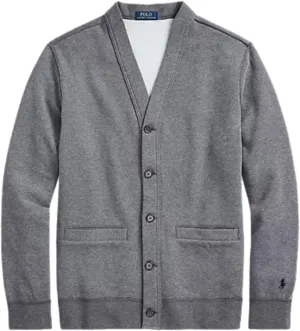 Polo Ralph Lauren The RL Fleece Cardigan (US, Alpha, X-Large, Regular, Regular, Barclay Heather)