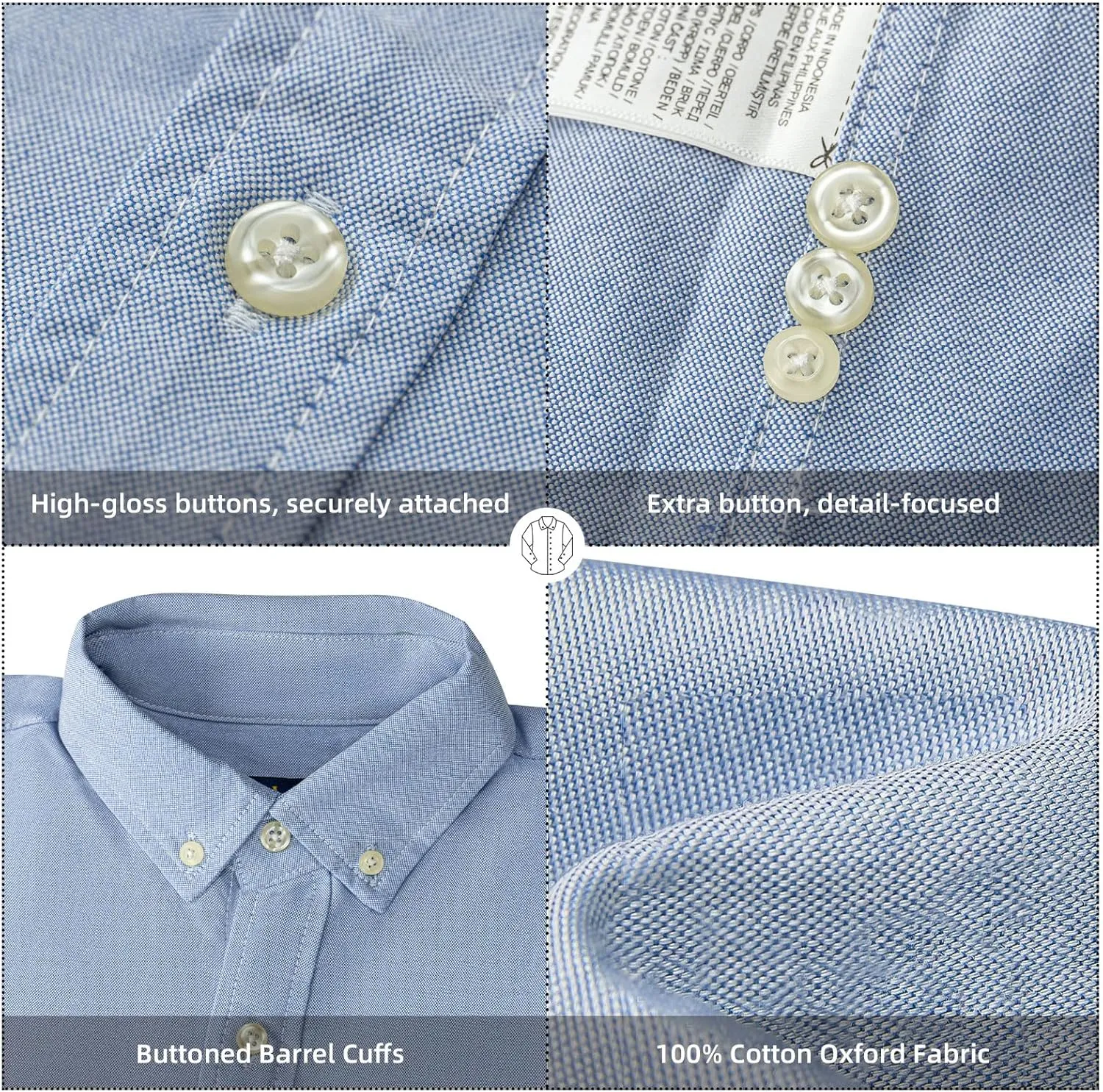 Polo Women's Classic Fit Long Sleeve Button Down Oxford Shirt