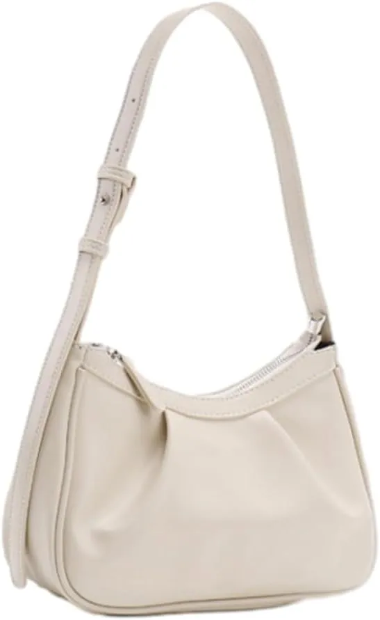 Purse for Women Slouchy Shoulder Bag Commuter Tote Clutch Purse Hobo Purse Pleated Bag Trendy Handbags for Women 2024