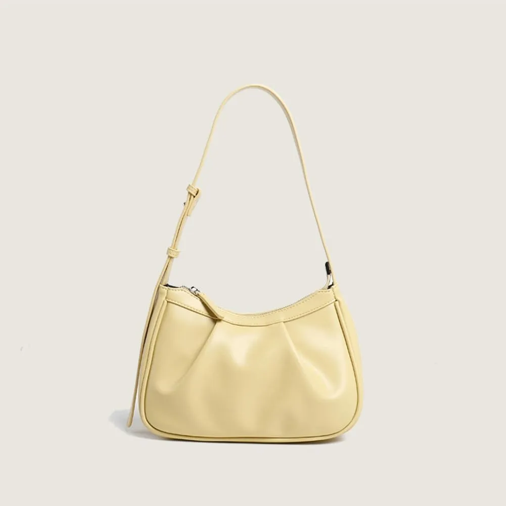 Purse for Women Slouchy Shoulder Bag Commuter Tote Clutch Purse Hobo Purse Pleated Bag Trendy Handbags for Women 2024