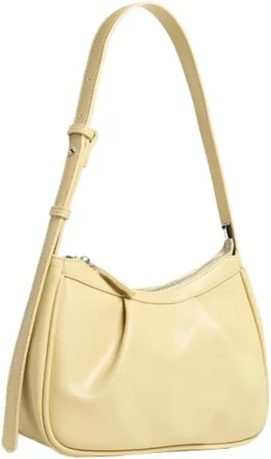 Purse for Women Slouchy Shoulder Bag Commuter Tote Clutch Purse Hobo Purse Pleated Bag Trendy Handbags for Women 2024