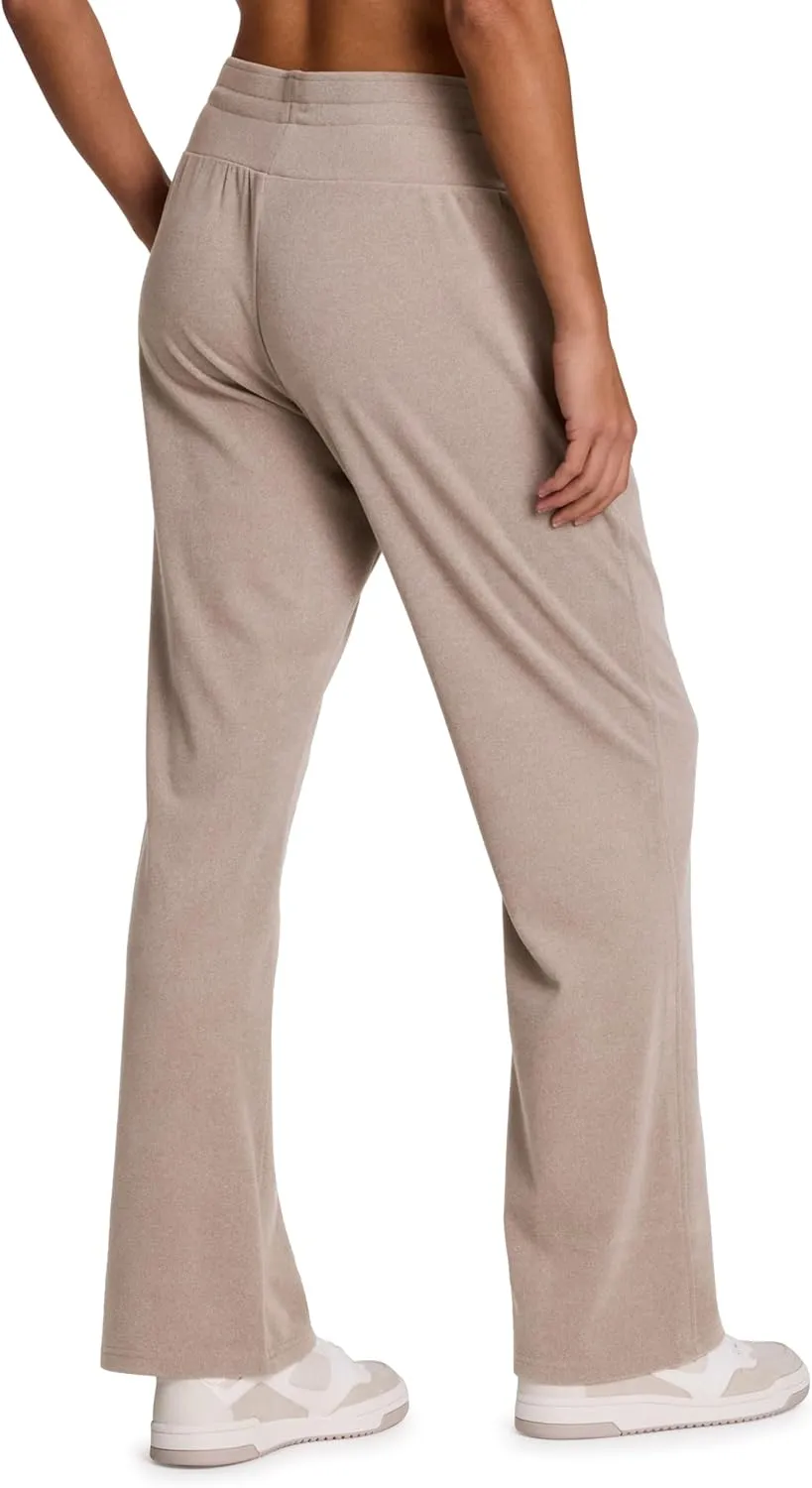 RBX Active Sweatpants with Pockets for Women, Super Soft Yoga Pants Relaxed Fit Wide Leg Pants with Deep Waistband