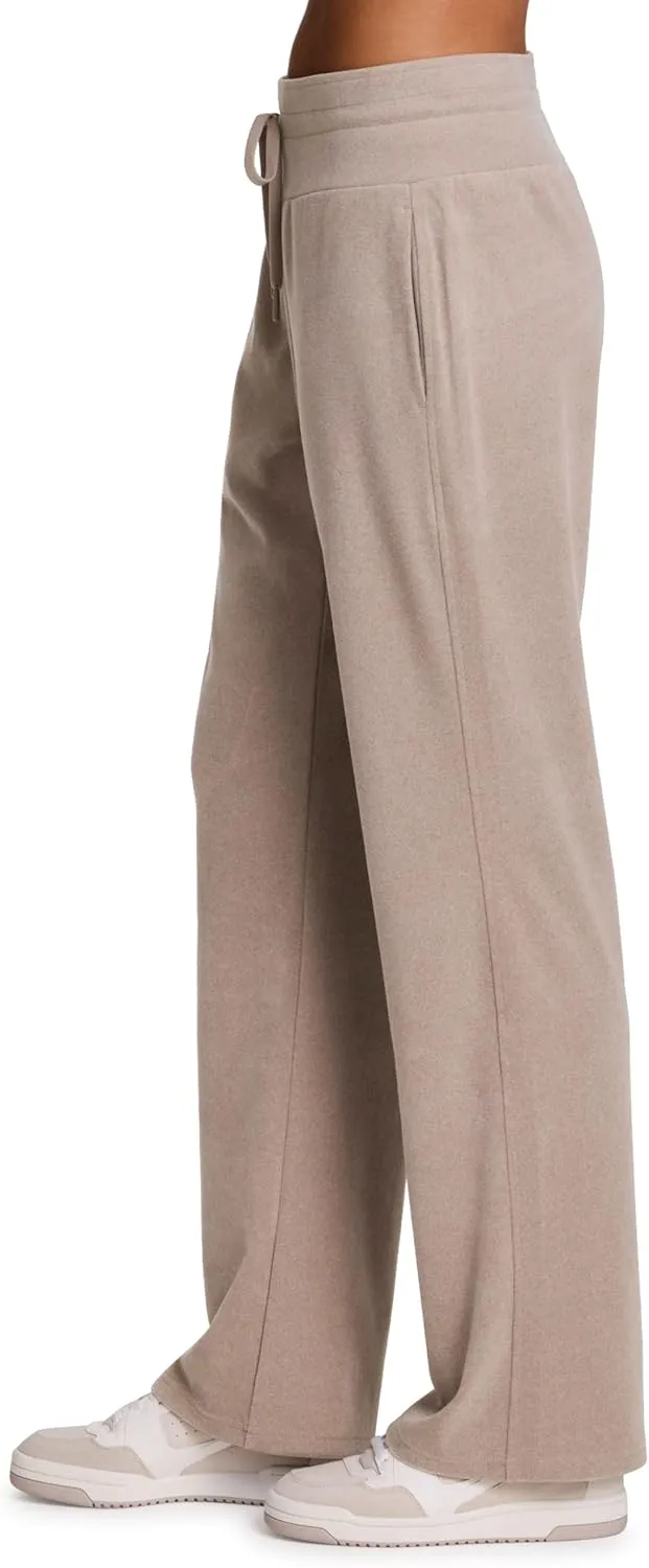 RBX Active Sweatpants with Pockets for Women, Super Soft Yoga Pants Relaxed Fit Wide Leg Pants with Deep Waistband