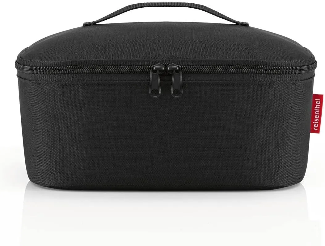 reisenthel coolerbag M Pocket Black - Cooler Bag Made of Polyester Fabric - Ideal for The Picnic, Shopping and on The Road