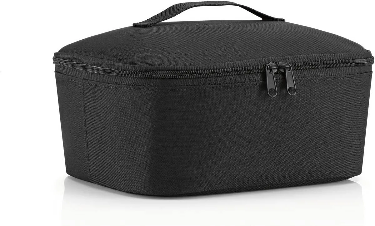 reisenthel coolerbag M Pocket Black - Cooler Bag Made of Polyester Fabric - Ideal for The Picnic, Shopping and on The Road