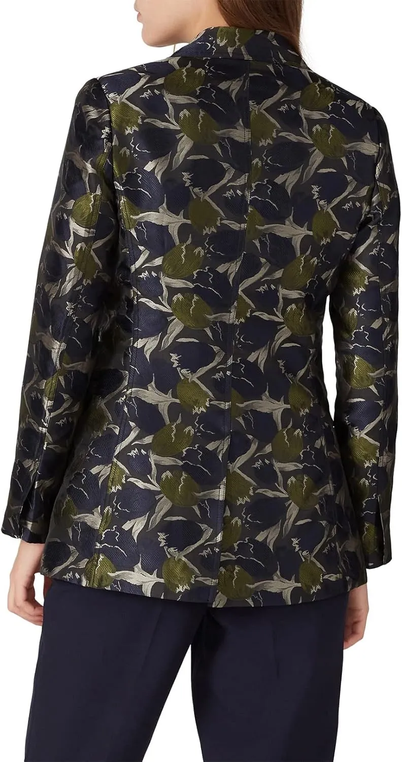 Rent The Runway Pre-Loved Tulip Print Suit Jacket