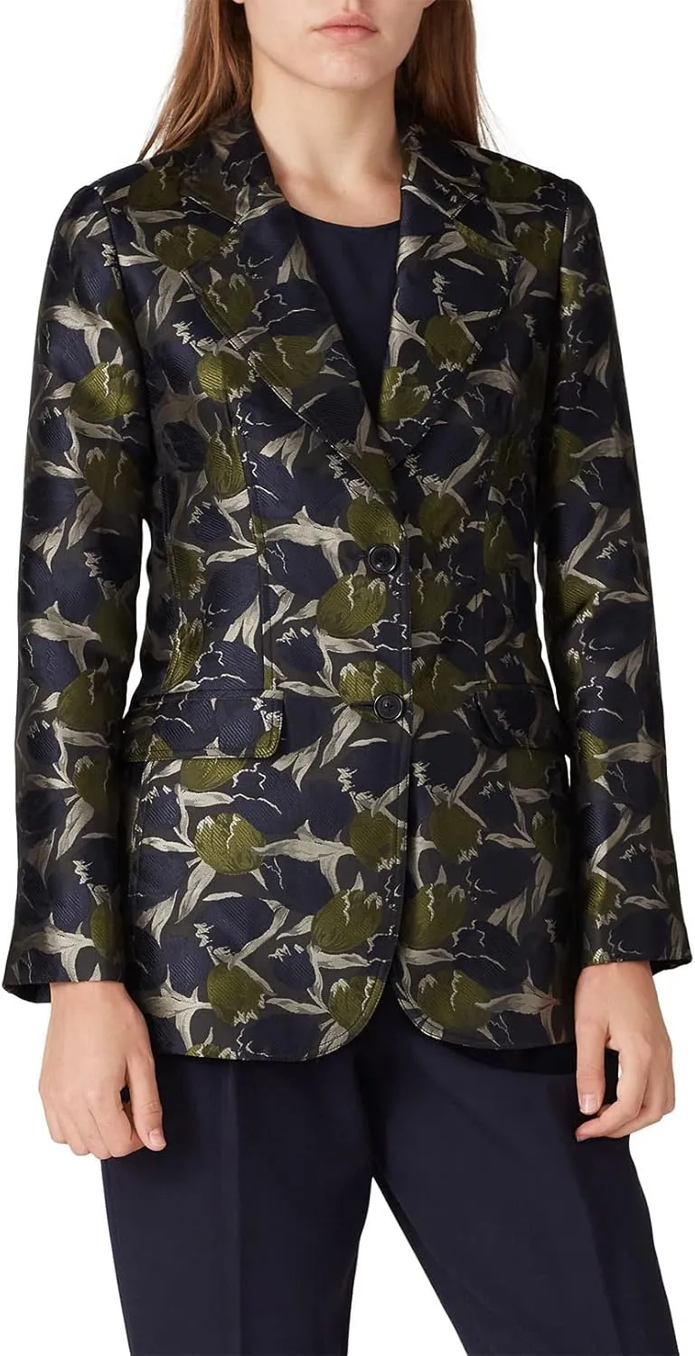 Rent The Runway Pre-Loved Tulip Print Suit Jacket