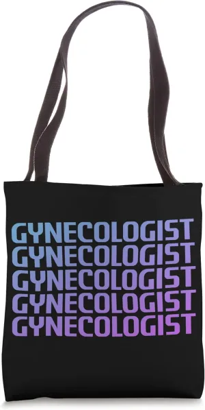 Retro Gynecologist Doctor Gynecology Tote Bag