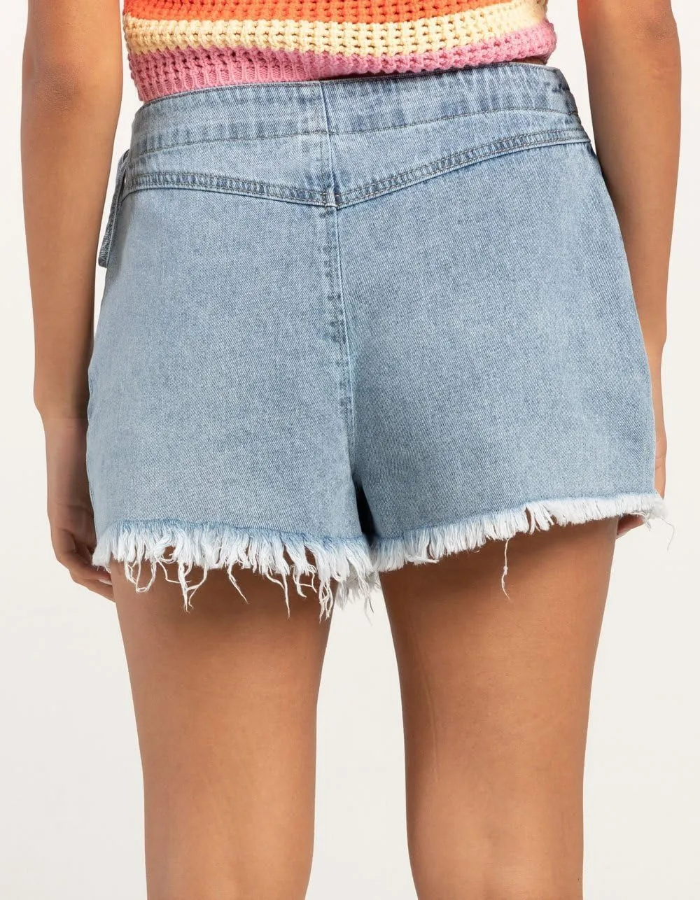 REWASH Asymmetrical Womens Denim Skort