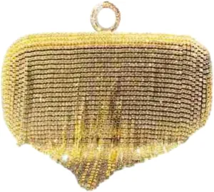 RhinestoneTassel Evening Bag Party Wedding Clutches Lady Handbag for Women Girl Cocktail Crossbody Shoulder Bag