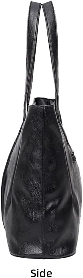 ROUROU Soft Faux Leather Handbag for Women Hobo Tote Bag Large Capacity Shoulder Bag Top Handle Stachel Bag Purse