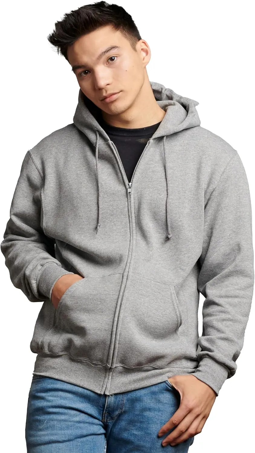 Russell Athletic Men's Dri-Power Fleece Hoodies, Moisture Wicking, Cotton Blend, Relaxed Fit, Sizes S-4x