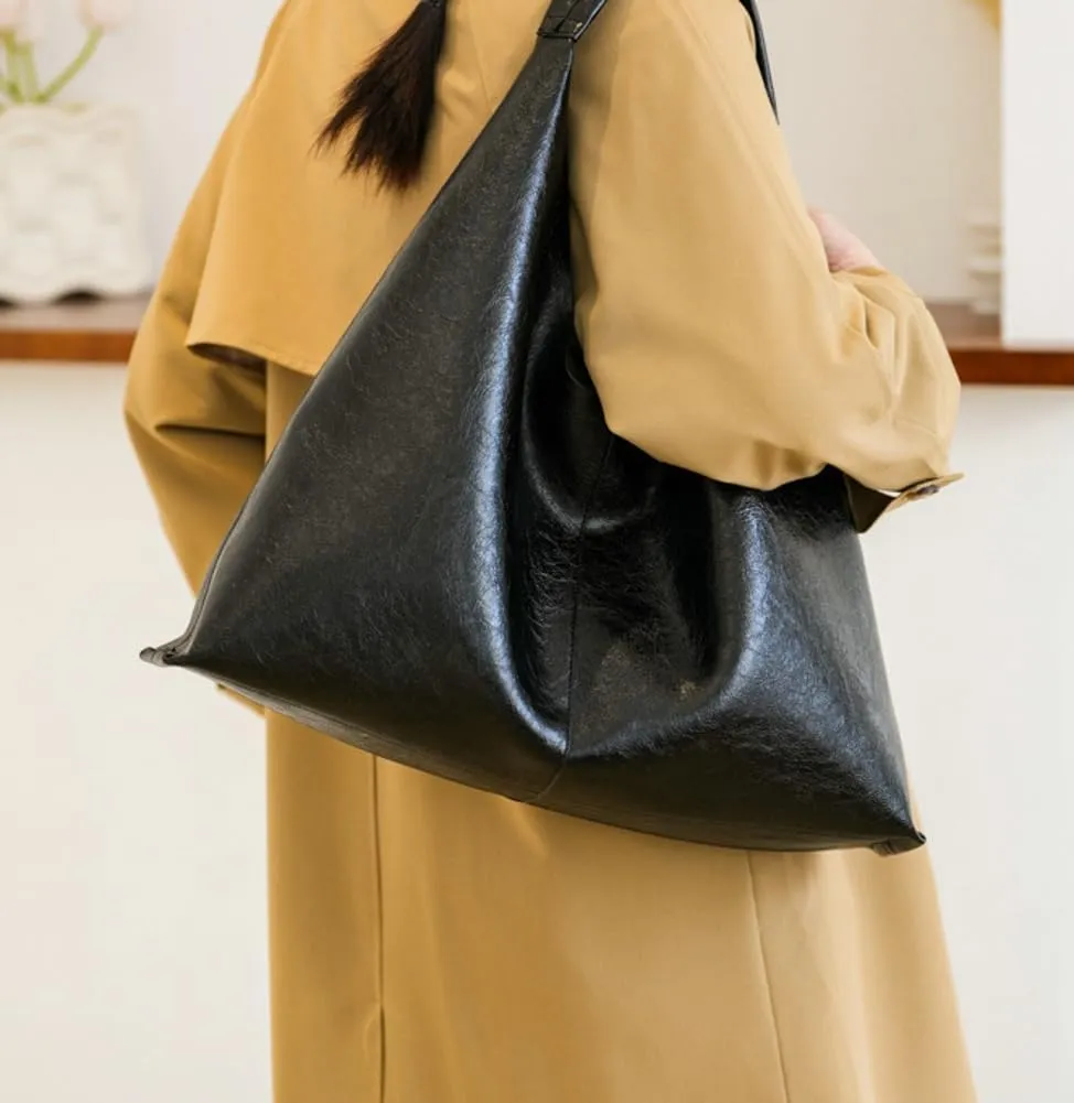 Silver Hobo Bags Women Large Shoulder Bag Cute Solid Purses Satchels Bag College Work Travel Tote Handbag 2024