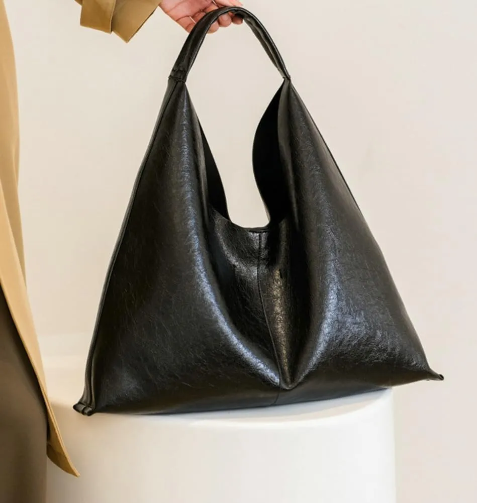 Silver Hobo Bags Women Large Shoulder Bag Cute Solid Purses Satchels Bag College Work Travel Tote Handbag 2024