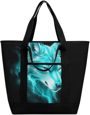 Trendy Commuter Tote Bag Large Insulated Shopping Bag For Travel