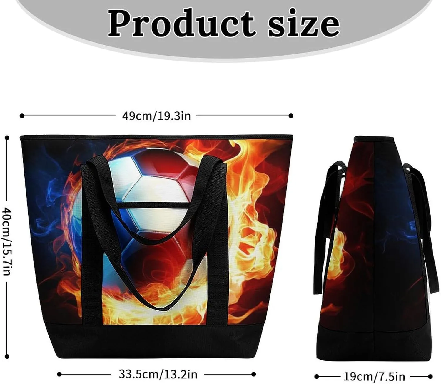 Trendy Commuter Tote Bag Large Insulated Shopping Bag For Travel