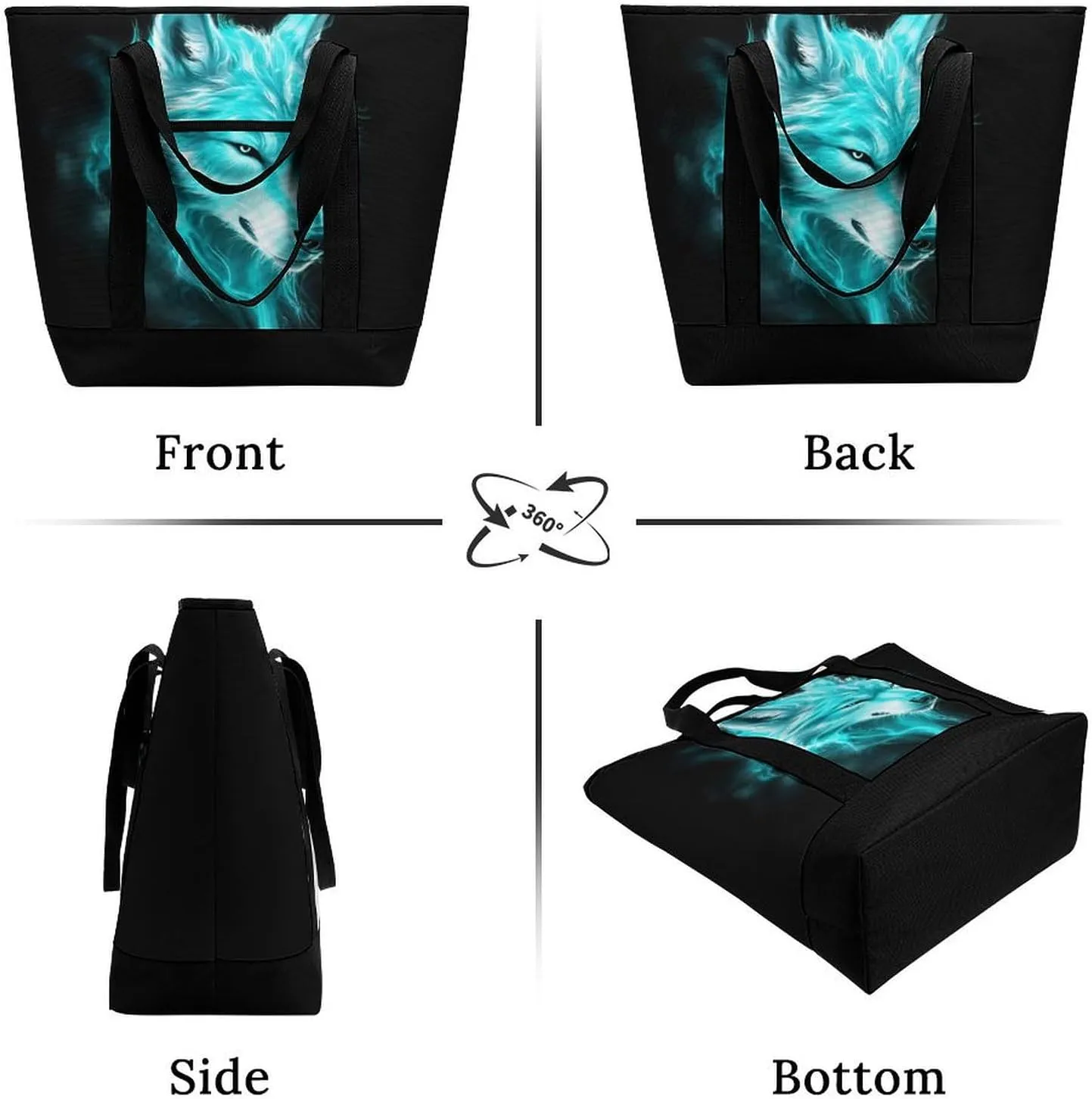 Trendy Commuter Tote Bag Large Insulated Shopping Bag For Travel