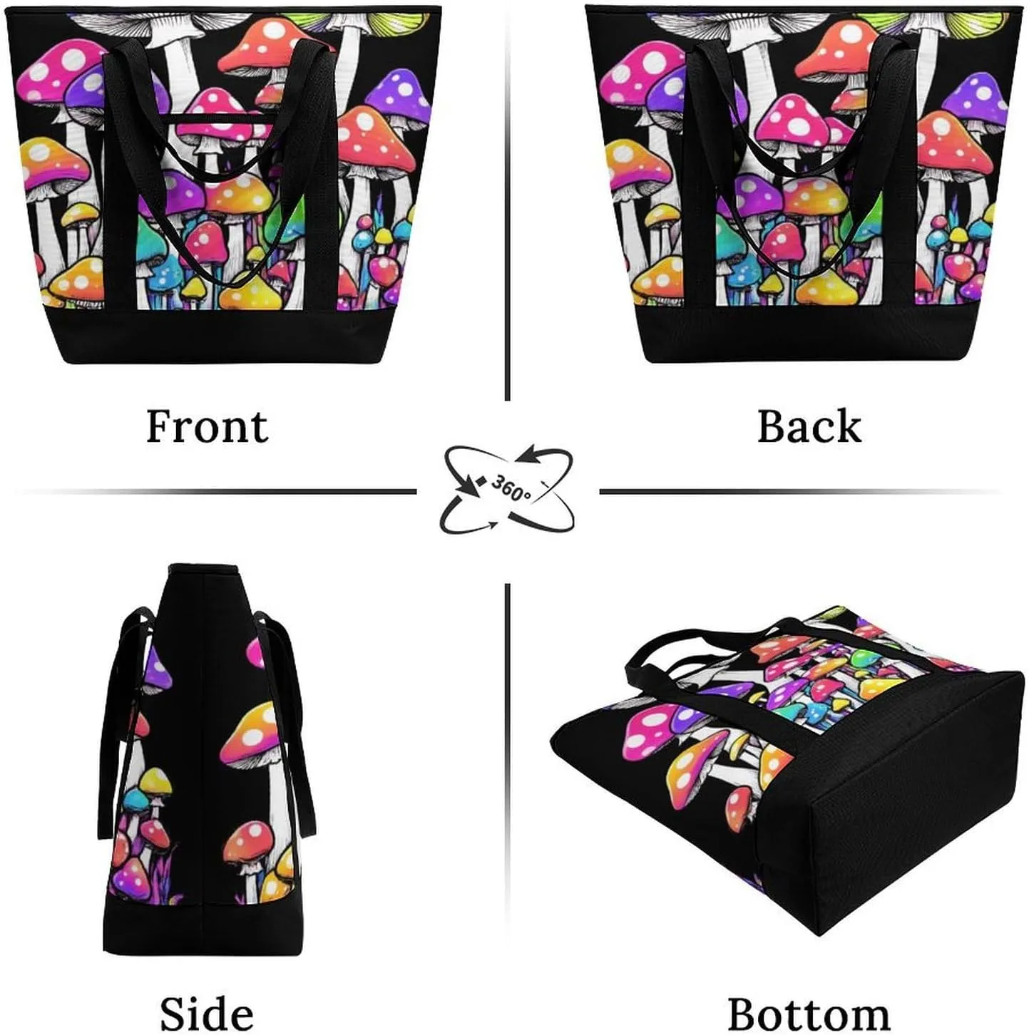 Trendy Commuter Tote Bag Large Insulated Shopping Bag For Travel