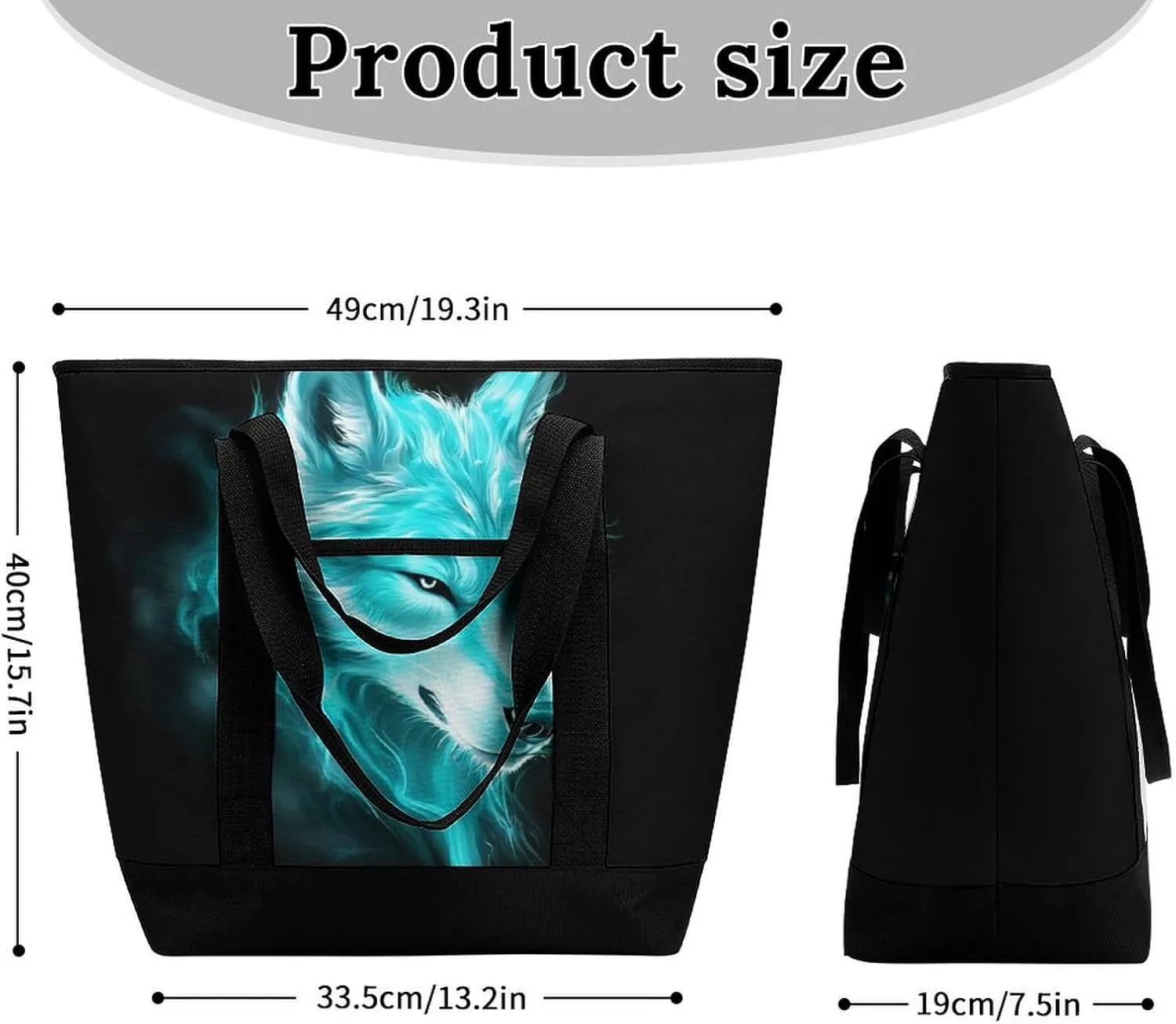 Trendy Commuter Tote Bag Large Insulated Shopping Bag For Travel