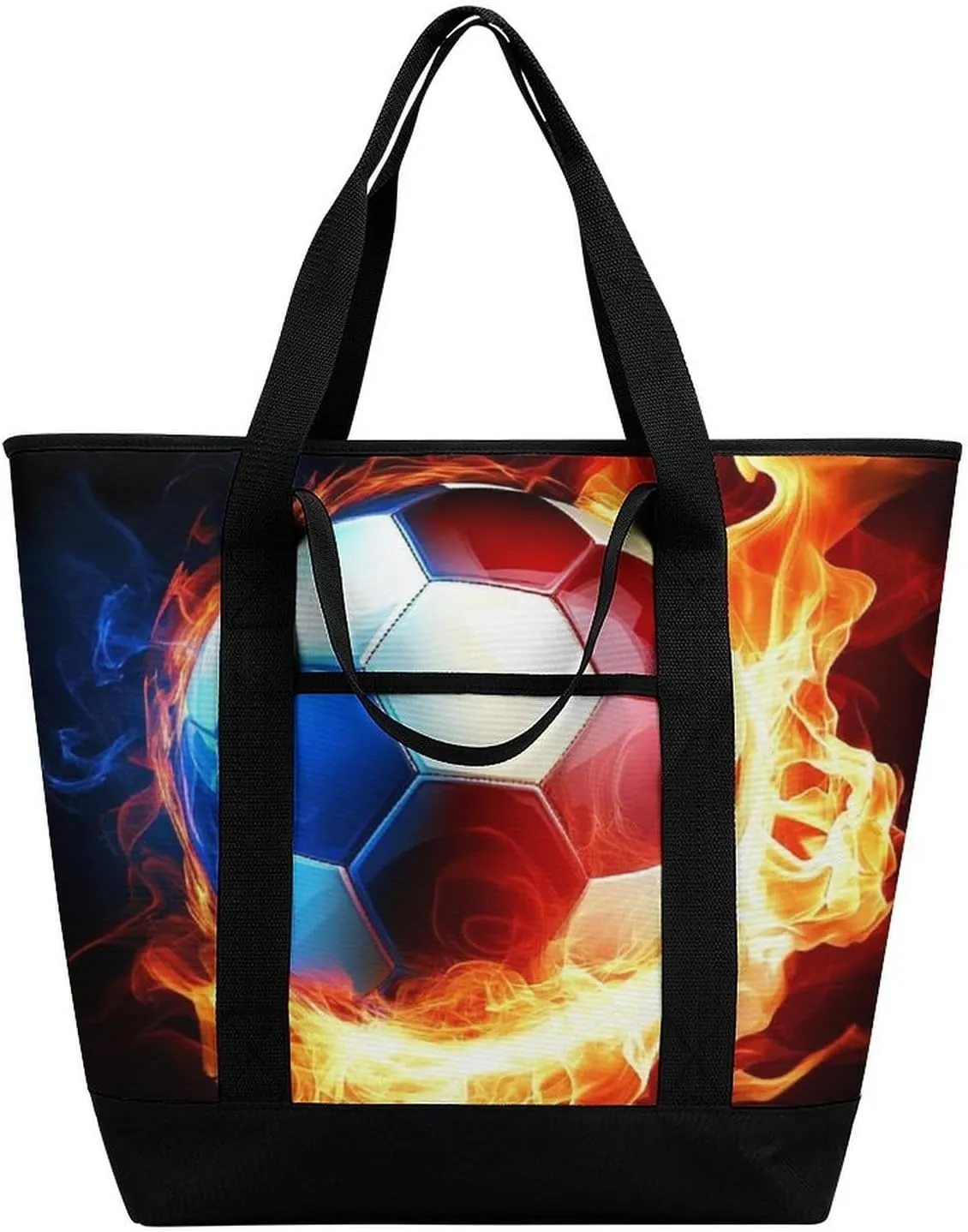 Trendy Commuter Tote Bag Large Insulated Shopping Bag For Travel