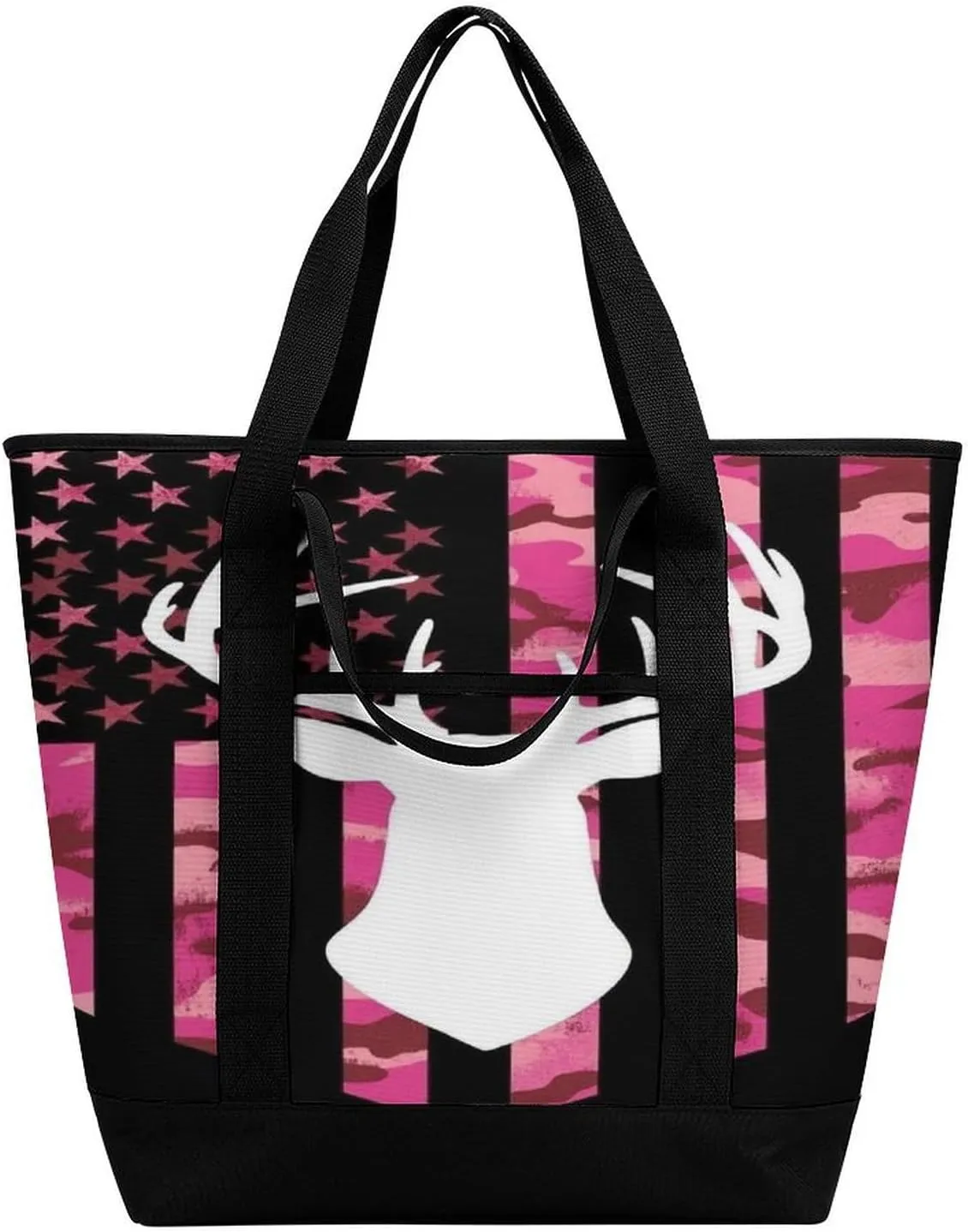 Trendy Commuter Tote Bag Large Insulated Shopping Bag For Travel