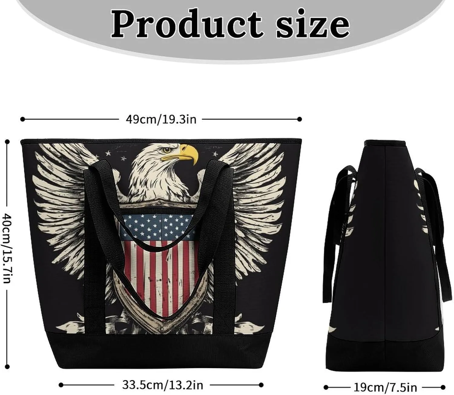 Trendy Commuter Tote Bag Large Insulated Shopping Bag For Travel