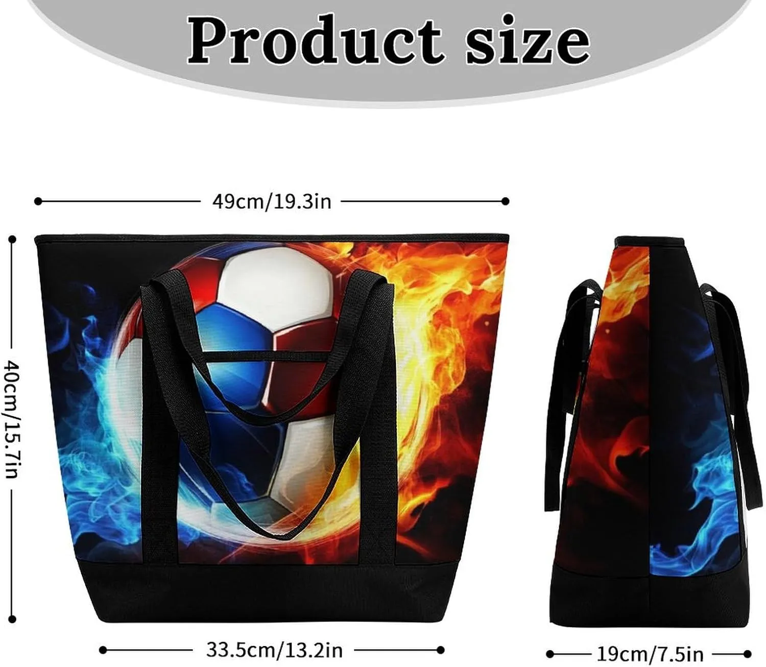 Trendy Commuter Tote Bag Large Insulated Shopping Bag For Travel