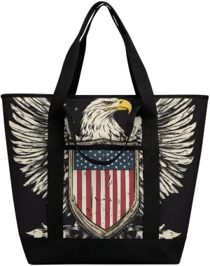 Trendy Commuter Tote Bag Large Insulated Shopping Bag For Travel