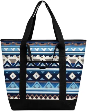 Trendy Commuter Tote Bag Large Insulated Shopping Bag For Travel