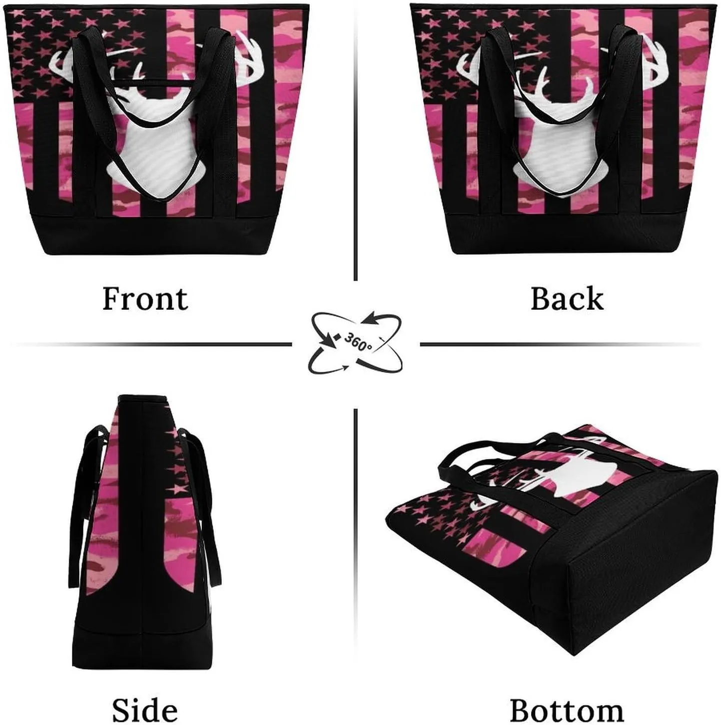 Trendy Commuter Tote Bag Large Insulated Shopping Bag For Travel