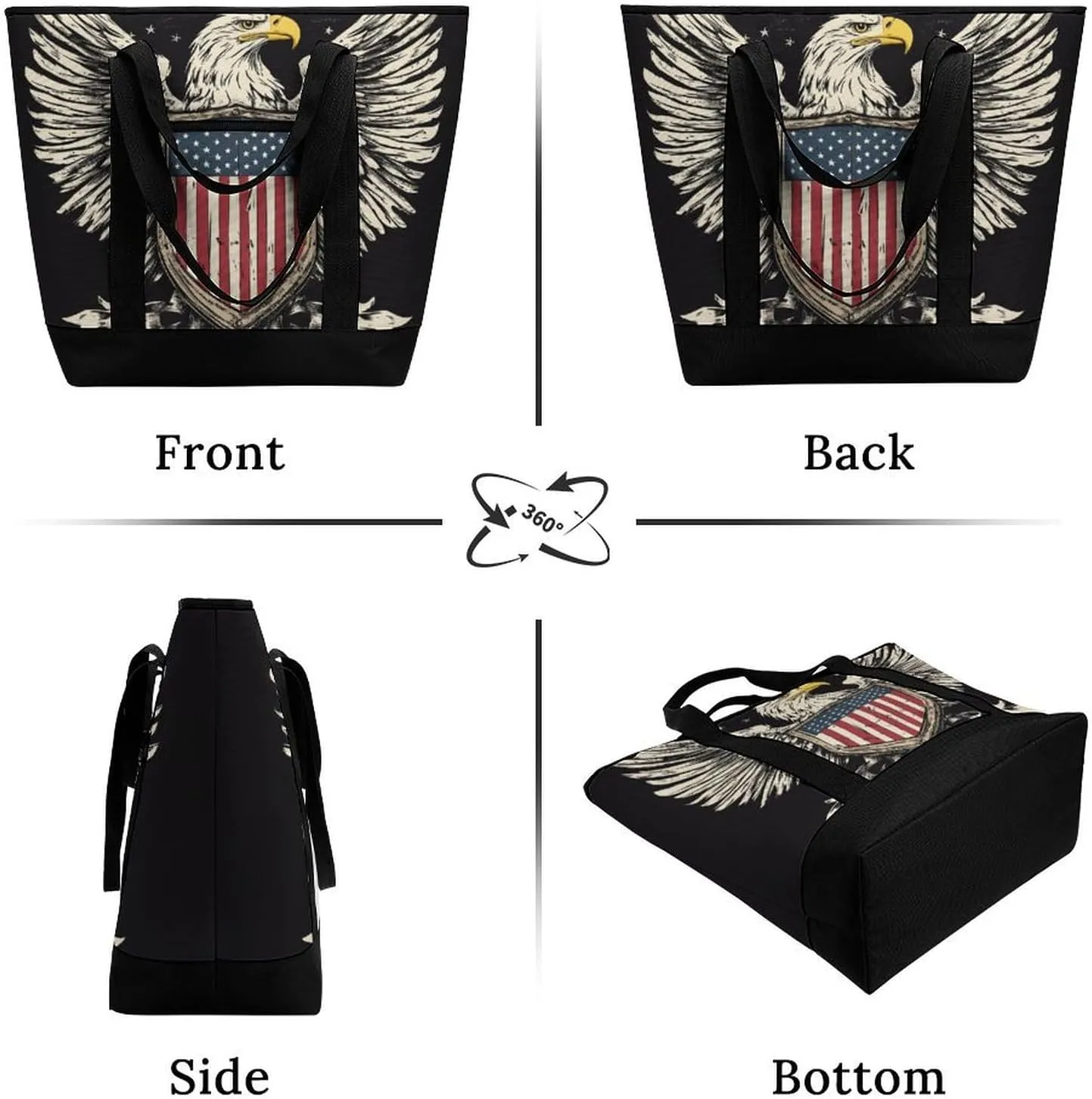 Trendy Commuter Tote Bag Large Insulated Shopping Bag For Travel