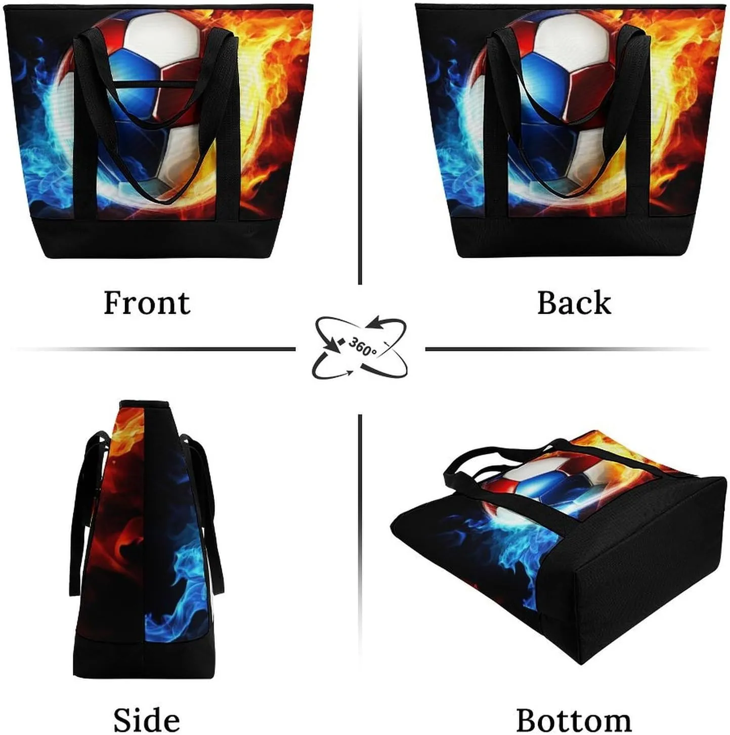Trendy Commuter Tote Bag Large Insulated Shopping Bag For Travel