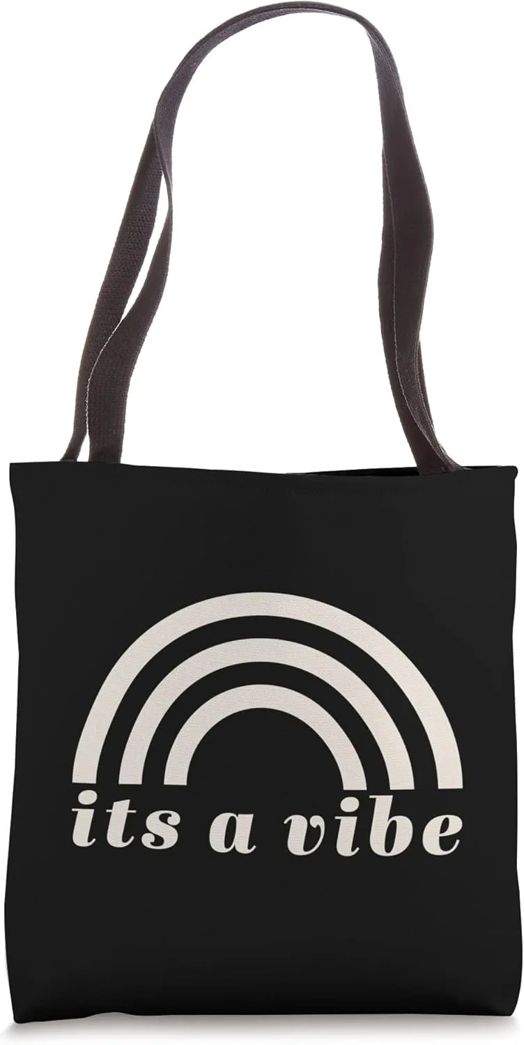 Trendy Rainbow Hobo Tote Bag, Sturdy Canvas Hobo Tote Bag