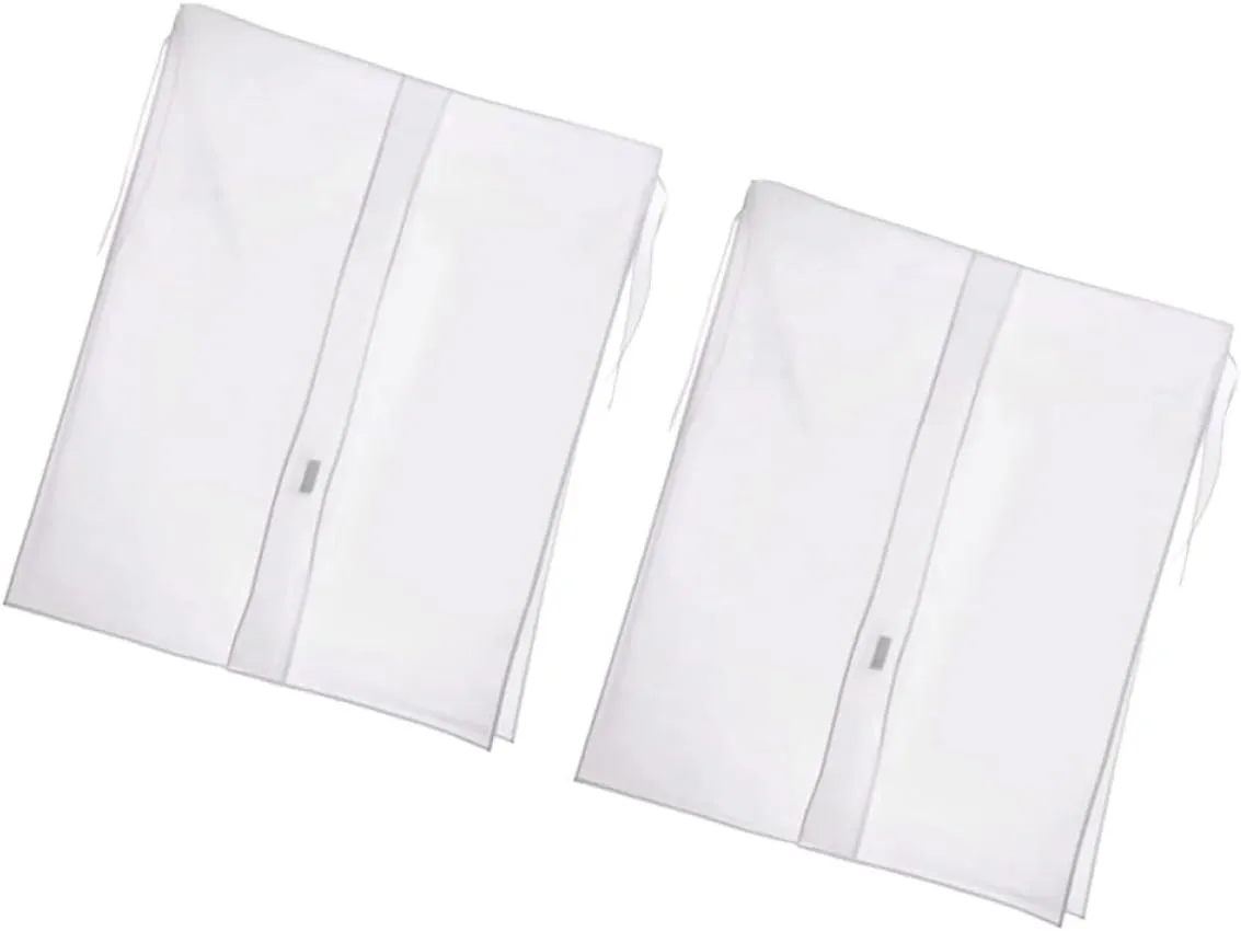 Vaguelly Lightweight Suit Cover Dress Storage Bag Zipper Portable Pouch for Formal Wear 3d Design for Travel