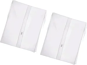 Vaguelly Lightweight Suit Cover Dress Storage Bag Zipper Portable Pouch for Formal Wear 3d Design for Travel