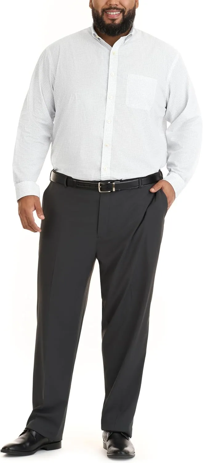Van Heusen Men's Big and Tall Wrinkle Free Long Sleeve Button Down Shirt