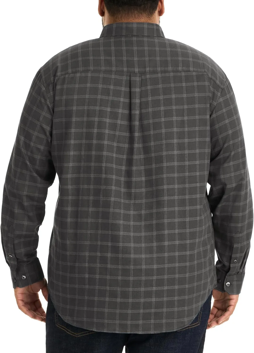Van Heusen Men's Big and Tall Wrinkle Free Long Sleeve Button Down Shirt