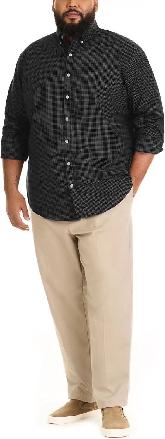 Van Heusen Men's Big and Tall Wrinkle Free Long Sleeve Button Down Shirt