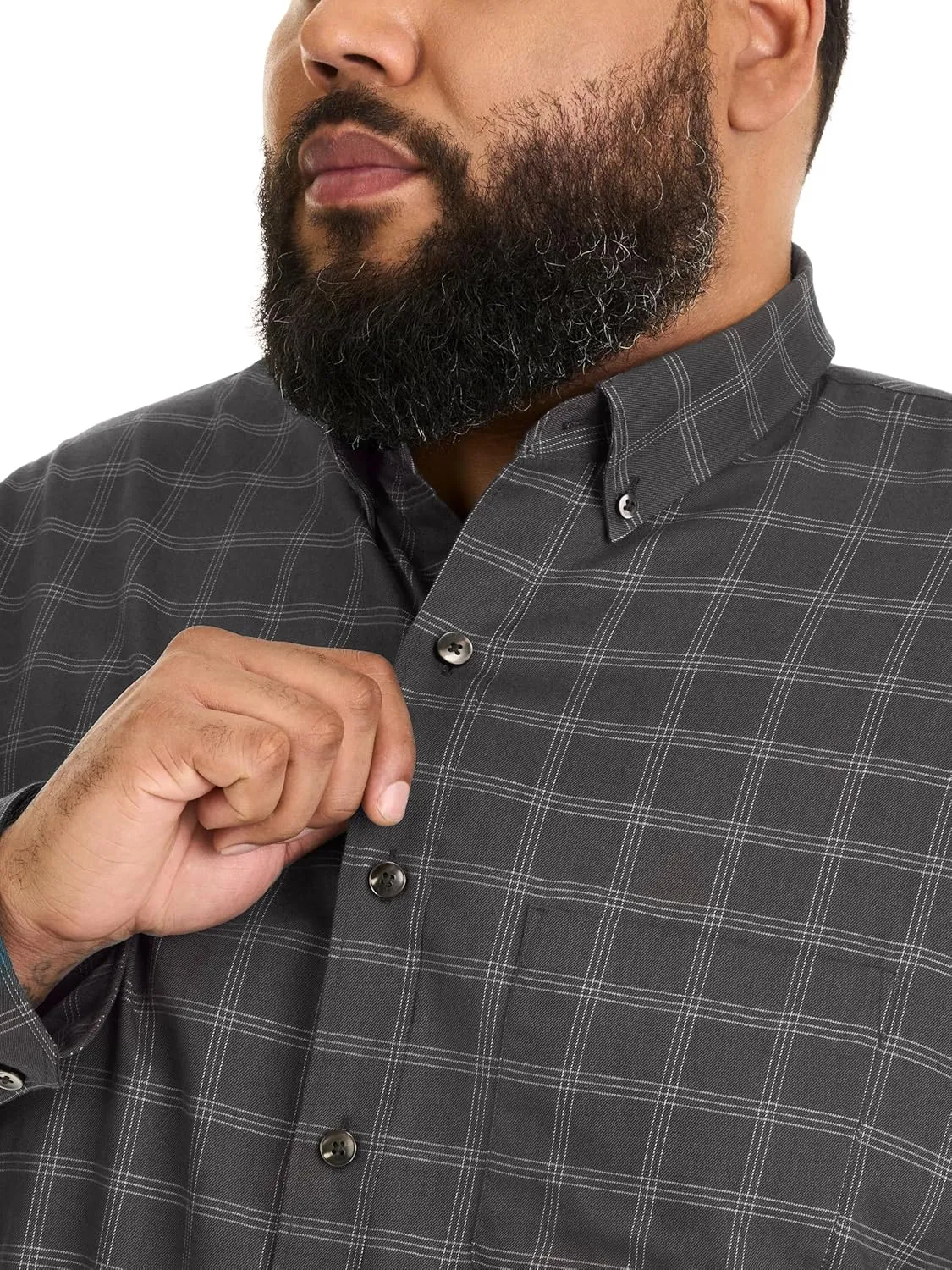 Van Heusen Men's Big and Tall Wrinkle Free Long Sleeve Button Down Shirt