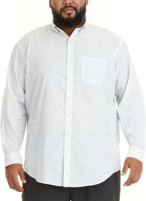 Van Heusen Men's Big and Tall Wrinkle Free Long Sleeve Button Down Shirt