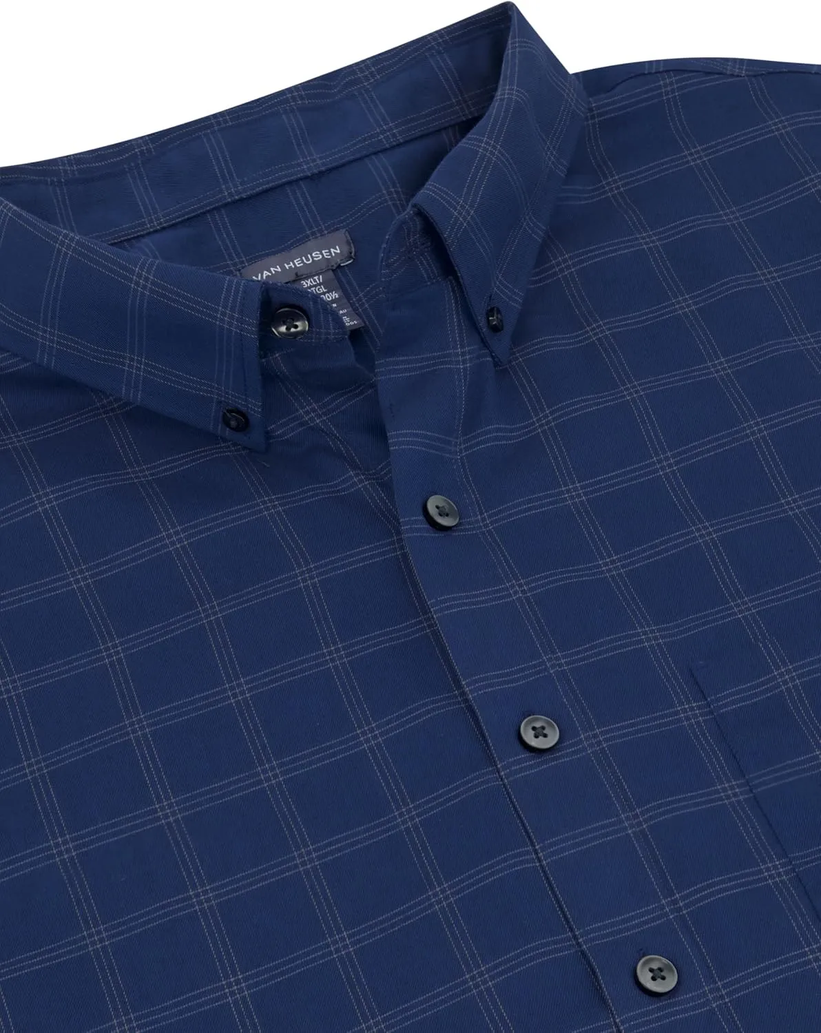 Van Heusen Men's Big and Tall Wrinkle Free Long Sleeve Button Down Shirt