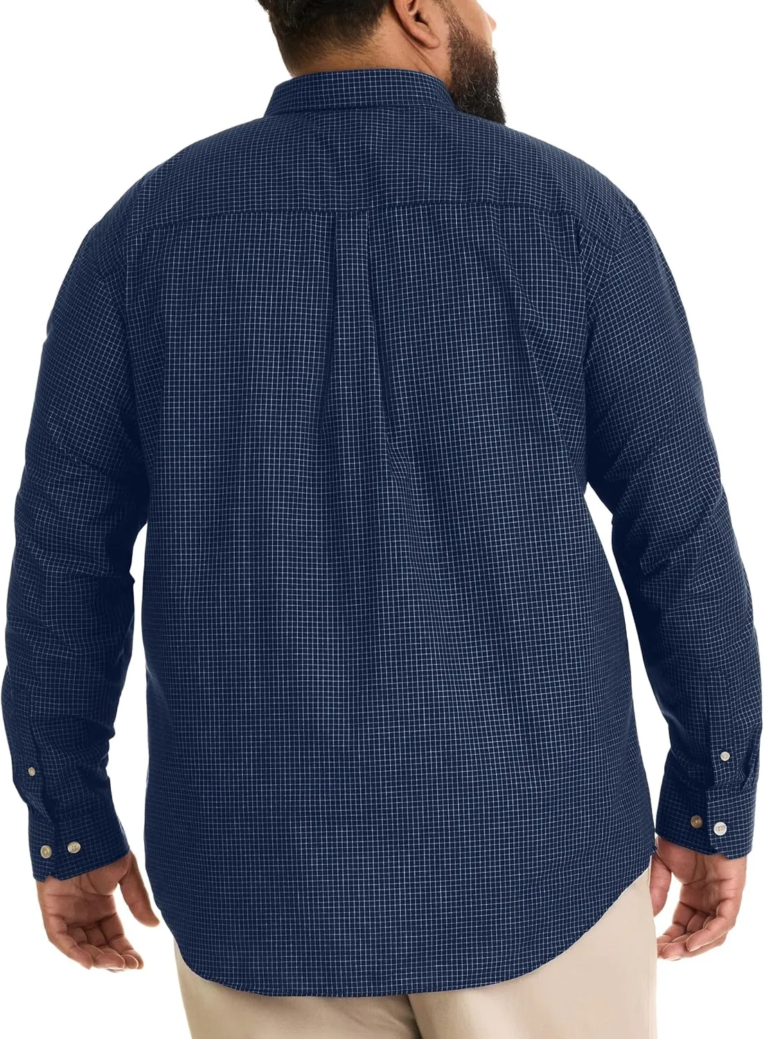 Van Heusen Men's Big and Tall Wrinkle Free Long Sleeve Button Down Shirt