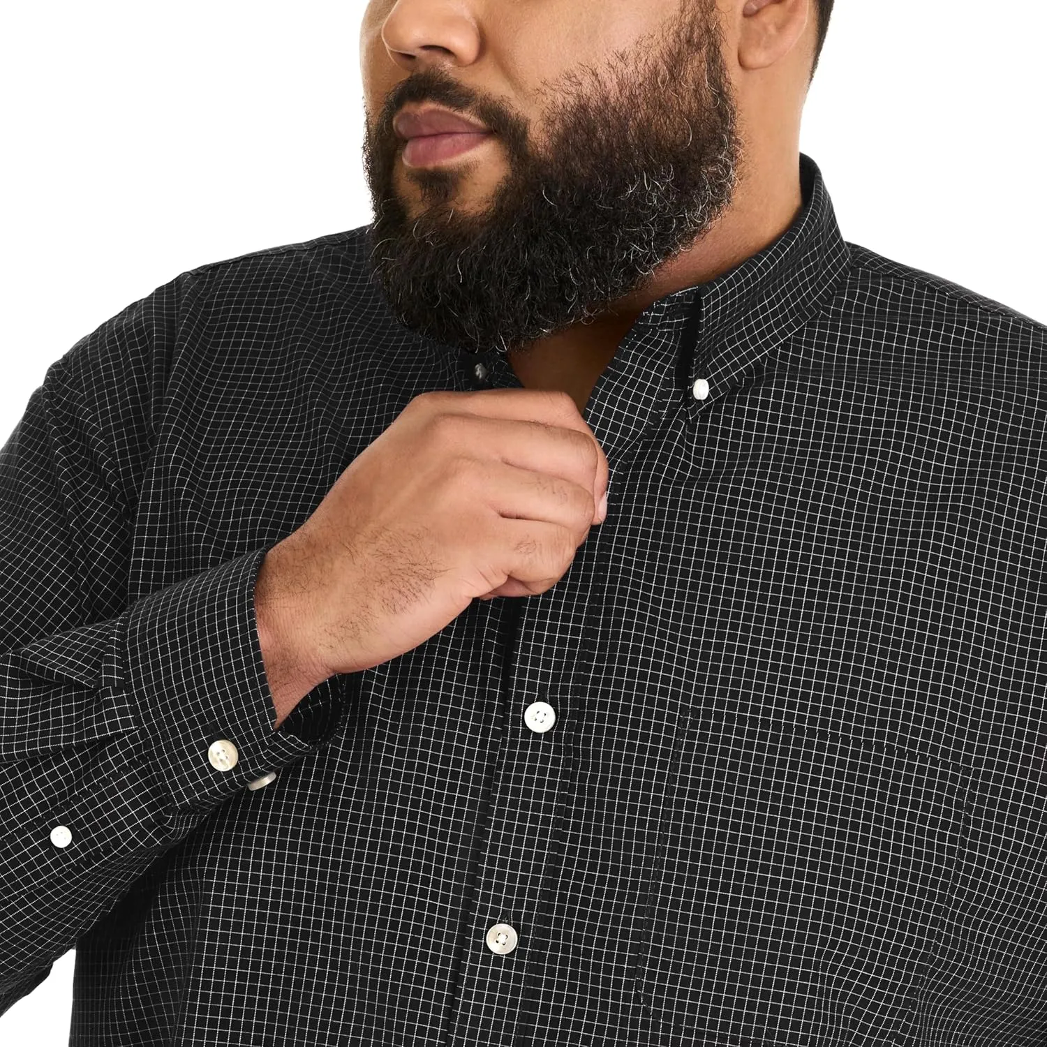 Van Heusen Men's Big and Tall Wrinkle Free Long Sleeve Button Down Shirt
